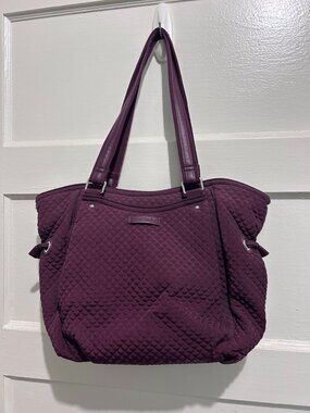 Vera Bradley Glenna Satchel in plum